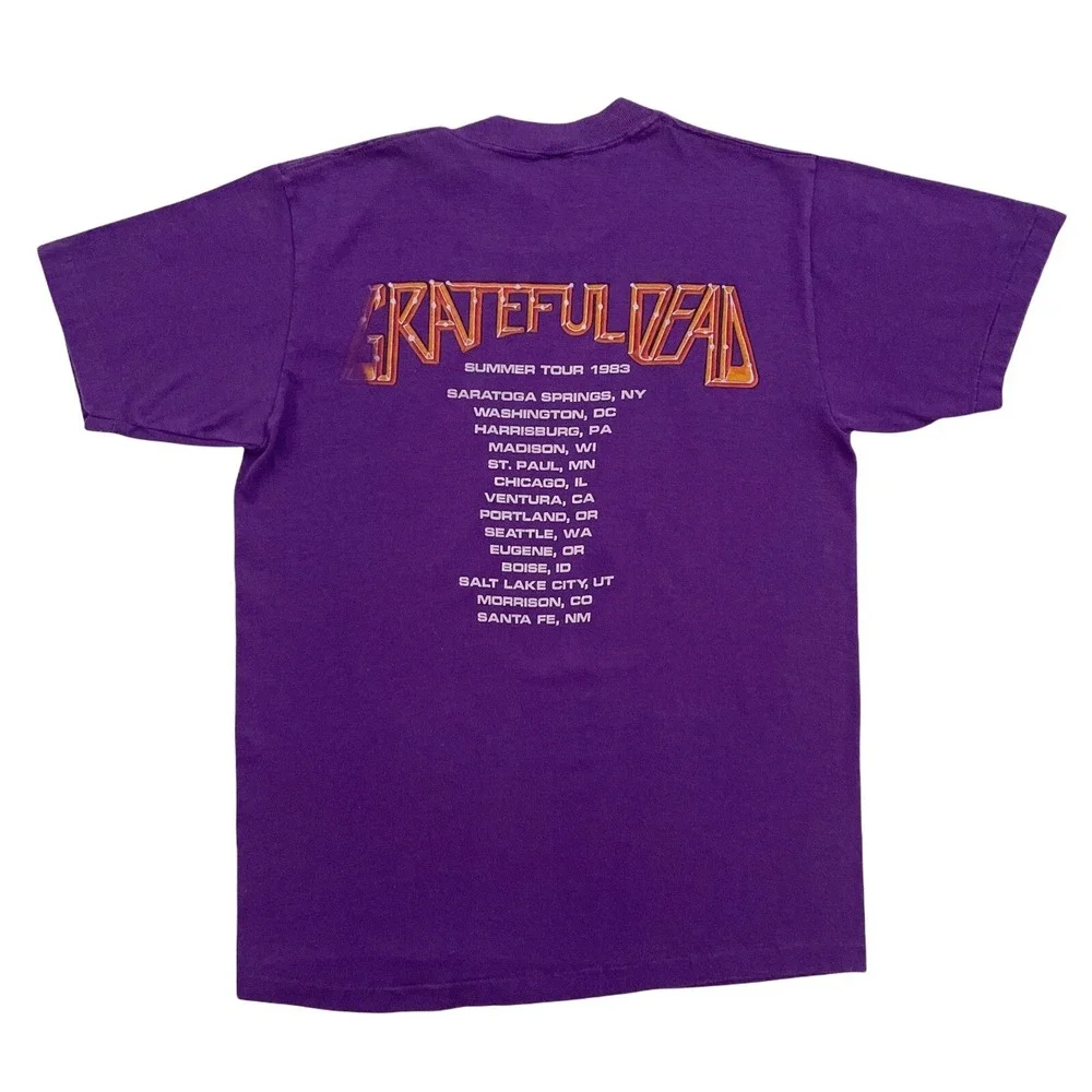 VTG 1983 Grateful Dead Summer Tour shirt Women's Medium Fits Small Deadheads